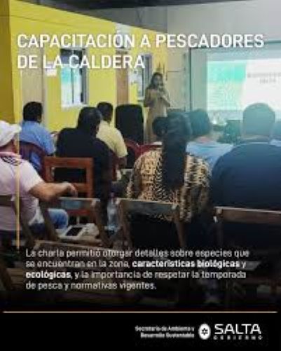 Salta: en La Caldera pescadores fueron capacitados para desarrollar la actividad de manera sustentable Foto Capacitacion Para Pescadores En Salta