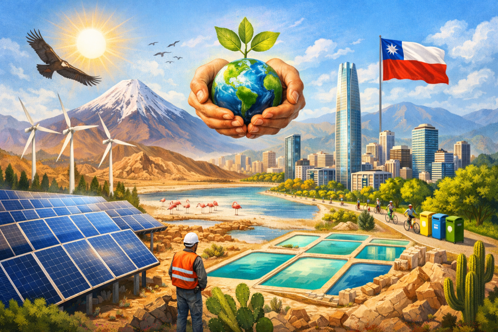 Chile y el desafío de consolidar una economía sustentable Iniciativas Sostenibles En Chile 1024x683