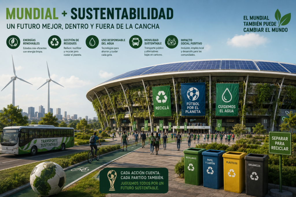 Mundial y sustentabilidad: cuando el deporte más popular del planeta también juega por el ambiente chatgpt image 9 jun 2026, 10 10 48 p.m.