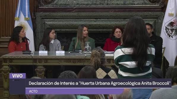 La huerta urbana “Anita Broccoli” fue declarada de interés foto huerta urbana anita broccoli