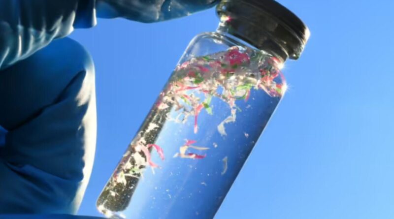 foto microplasticos analisis