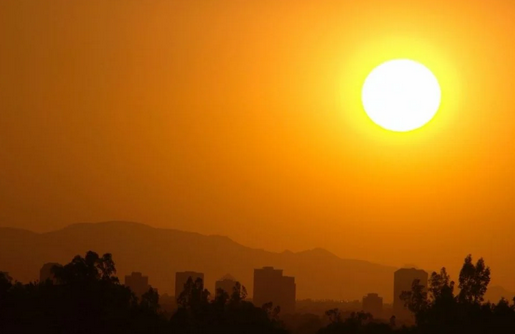 foto ola de calor energia solr