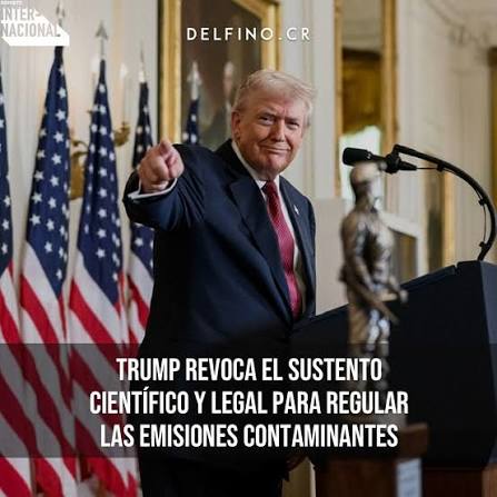 foto trump emisiones de carbono