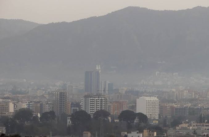 foto ozono niveles altos por calor