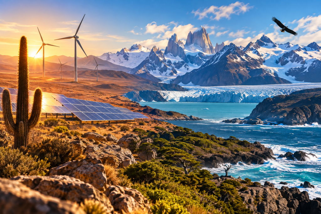 paisajes de chile y energía renovable
